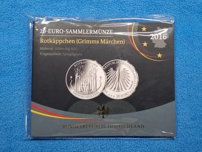 20-Euro-Münze Rotkäppchen (Grimms Märchen) - Bild 1 von 2
