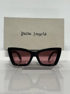 Palm Angels Roseville Peri091 1021 Sonnenbrille schwarz Cateye Acetat pfirsich orange - Bild 1 von 8