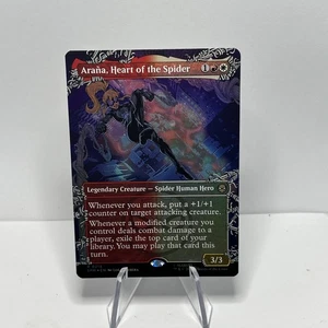 MTG Arana, Heart of the Spider 213 Rare Foil Borderless Marvel Spider-Man - Bild 1 von 10