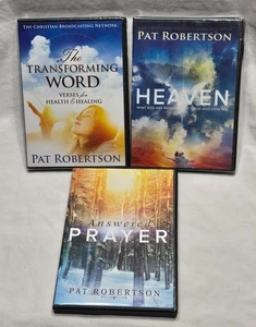 Pat Gordon Robertson 5 DVDs Prayer Transforming Word Heaven Secret Kingdom Quest - Imagen 1 de 8
