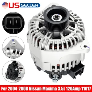 Alternador OEM 120A 11017 para Nissan Máxima 2004-2006 2007 2008 3,5 L 23100-7Y020 - Imagen 1 de 10