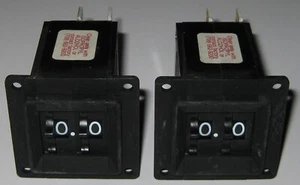 2 X Dual Number Rotary Thumb Decade Switch - 28VDC - 125mA - T-10 Switch - Picture 1 of 7