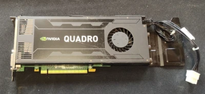 PNY NVIDIA Quadro K4000 3GB GDDR5 PCIe Graphics Card P/N: VCQK4000-T Tested - Image 1 of 4