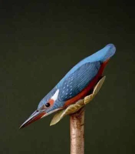 Wooden walking stick hand carved beautiful bird handmade wooden walking cane - Picture 1 of 1