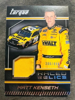 2017 Panini Torque Matt Kenseth Race Used Worn Firesuit Relic Card /499 Rare - Image 1 of 2