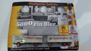 Werbetruck MAN Büssing Hängerzug Stuttgarter Hofbräu Nostalgie-Truck - Bild 1 von 6