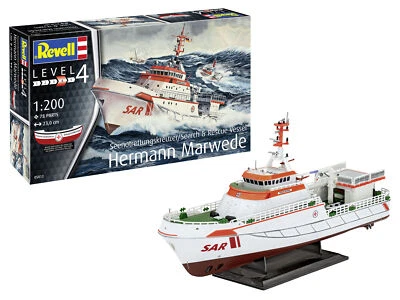 Search & Rescure Vessel Hermann Marwede 1:200 Plastic Model Kit REVELL - Immagine 1 di 4