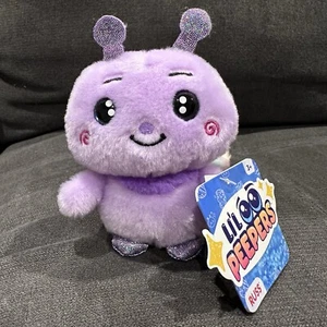 Russ Little Lil Peepers Tiny Plush Butterfly Purple Rainbow Wings BNWT - Picture 1 of 5