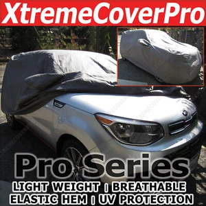 BREATHABLE CAR COVER W/MIRROR POCKET FOR 2017 2018 2019 2020 2021 HYUNDAI IONIQ - Picture 1 of 10