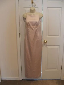 NWT ALL THAT JAZZ pink satin bridesmaid FORMAL PARTY PROM GOWN DRESS 5/6 - Picture 1 of 4
