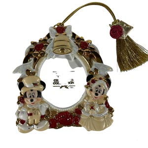 Disney Mickey Minnie Mouse Hochzeit Ornament Bilder Fotorahmen Weihnachten - Bild 1 von 6