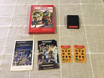 Vintage Advanced Dungeons & Dragons Intellivision Complete in Box CIB Box Insert - Image 1 of 4