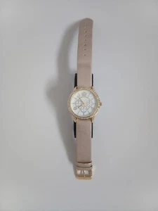 Chrono Watch Mens Womens Teens FMDWW102 Unisex Teen Quartz Pale Gold Slip Strap - Picture 1 of 7