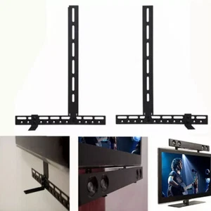 Adjustable Sound Bar Playbar Speaker TV Bracket VESA Mount Holder Capacity 22Lbs - Picture 1 of 12
