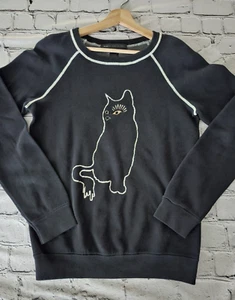 Marc by Marc Jacobs Damen Rue Black Cat Intarsia Pullover Sweater Gr. Medium - Bild 1 von 9