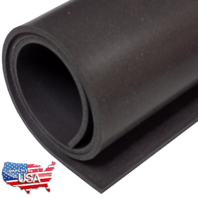 Black Silicone Rubber Sheet 60A 1/16 X 9 X 12 Inch Made In USA Gasket Material • 10.99$