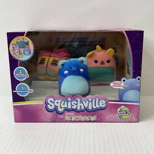 NEW! Squishville Squishmallows Back to School Blue Shoe Backpack Mini - Picture 1 of 6