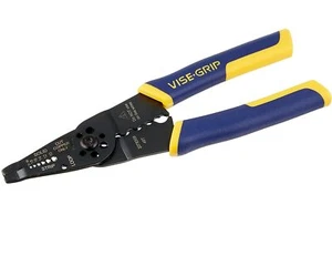 Irwin Vise Grip 8 Inch Multicolor Wire Stripper Crimper Cutter Tool - Picture 1 of 4
