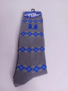 TCK Comfort Sports Socks Duke University Unisex Size XL NEW - Picture 1 of 8