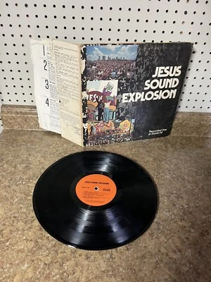 Jesus Sound Explosion Vinyl Lp Record Campus Crusade for Christ 1972 Johnny Cash - Image 1 of 2