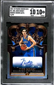 2021-22 Panini Crown Royale Rookie Autographs #RC-JGD Josh Giddey RC Auto 76/99 - Picture 1 of 2