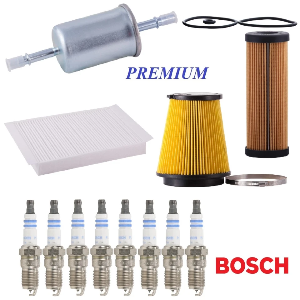 Tune Up Kit Filters Spark Plugs For FORD MUSTANG V8 5.2L 2018-2019 - Image 1 of 1