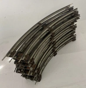 Lionel Vintage O27 gauge track lot of 12 O-27 radius Curves track - Picture 1 of 5