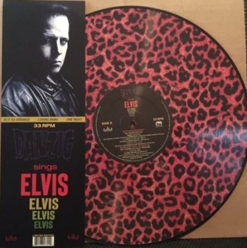 Danzig - Sings Elvis LP - PINK LEOPARD PICTURE DISC Vinyl Album - NEW Record - Image 1 of 1