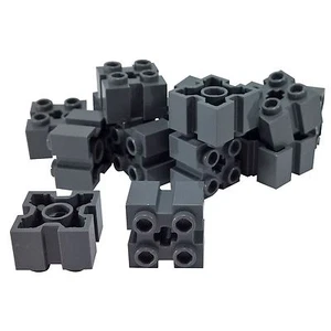 20 NEW LEGO Brick, Modified 2 x 2 with Grooves and Axle Hole - Picture 1 of 1