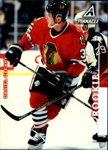 1997-98 Pinnacle Chicago Blackhawks Hockey Card #10 Daniel Cleary