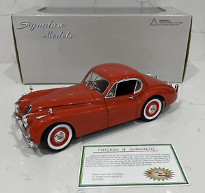 Signature Models, Jaguar XK120, 1949, 1:18 Scale - Beautiful Example In Red
