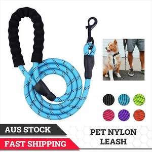2-15M Nylon Training Dog Leash Heavy Duty Pet Products Strong Rope Recall Lead - Picture 1 of 14