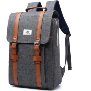 Sac à Dos Ordinateur Portable Unisexe 15 Pouces Sac Anti Vol Nylon Imperméable - Imagen 1 de 4