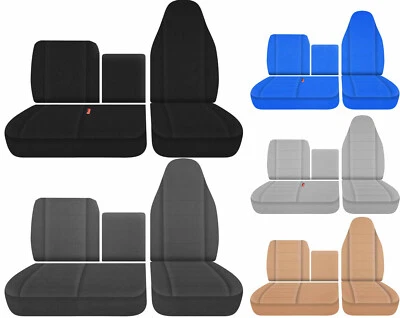 Fits 01-08 Chevrolet GMC W Series W3500 W4500 W5500 40/60 seat truck seat covers - Image 1 of 2