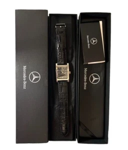 Mercedes-Benz AMG men's watch wristwatch in operation Silver case Black Belt JP - Picture 1 of 2