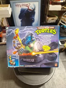 RARE U.K. Ver 1989 Bandai Teenage Mutant Hero Turtles Don's Krazy Carnival Car - Picture 1 of 9