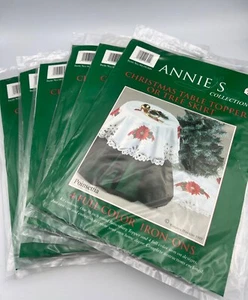 Annies Collection Lot If 6  Christmas Table Topper/Tree Skirts *READ* - Picture 1 of 7