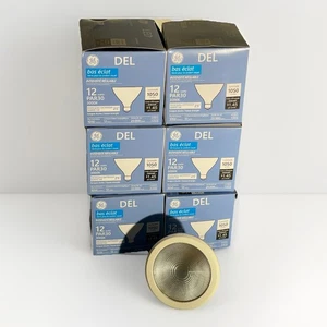 6PK - GE 12w PAR30 LED Bulb 3000K Dimmable Narrow Flood 650Lm Light Bulb - Picture 1 of 12