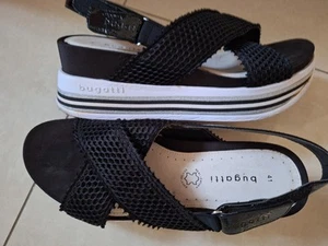 Bugatti Damen Sandalen, Schwarz, Größe 41 - Bild 1 von 6