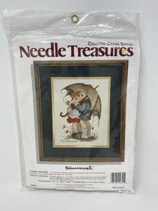 Kit de punto de cruz contado Needle Treasures Hummel clima tormentoso EE. UU. NUEVO EN PAQUETE sellado - Imagen 1 de 5