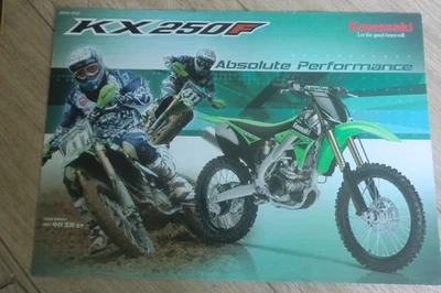 Kawasaki KX250F 2010 folleto Japón 10 kx Foto 1 de 2