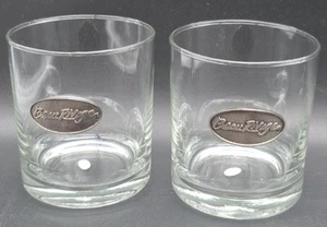 Beau Rivage 2 - Double Old Fashioned Tumbler Glass with Metal Logo - Picture 1 of 10