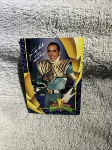 Rara carta Mighty Morphin Power Rangers 1994 Tommy Green Ranger firma HG - Foto 1 di 5