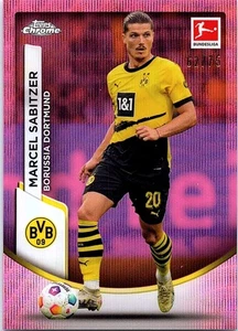 2023-24 Topps Chrome Bundesliga #24 Marcel Sabitzer Pink Wave #/75 - Picture 1 of 2