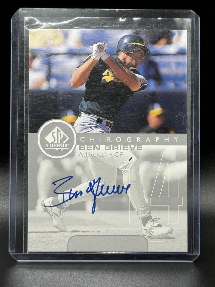 UD SP 1999 auténtica quirografía automática Ben Grieve A’s Foto 1 de 1