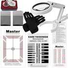 2025 Sports Cards Grading Kit - PSA/BGS Centering Tool with LED Magnifier,...
