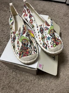 Sakroots Ella Color Block Espadrille Slip-On Flat Shoe Size 9 - Picture 1 of 6