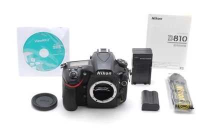 [Near MINT] Nikon D810 Body Digital SLR Camera Black 36.3 MP From JAPAN - Image 1 of 4