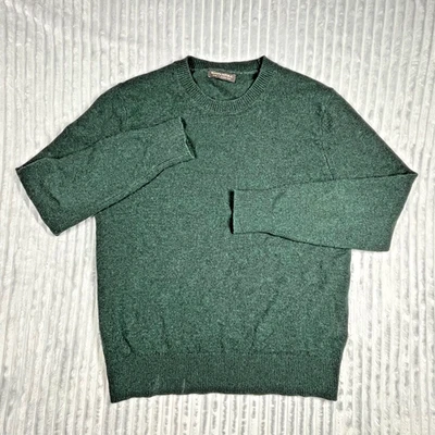 Banana Republic шерсти мериноса пуловер свитер мужской M опрятный зеленый * недостаток - Изображение 1 из 4