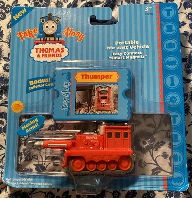 Tarjeta de coleccionista de vehículo fundido a presión Thomas & Friends Take Along THUMPER 2003 NUEVA DE STOCK Foto 1 de 4
